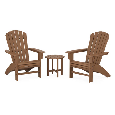 Trex Yacht Club 3-Piece Curveback Adirondack Set